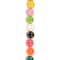 12 Packs: 13 ct. (156 total) Multicolor & Gold Smiley Face Disc Beads, 9.5mm by Bead Landing™